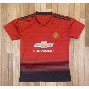 Adidas Manchester United 2018/19 Home Jersey Men's M Red Short Sleeve